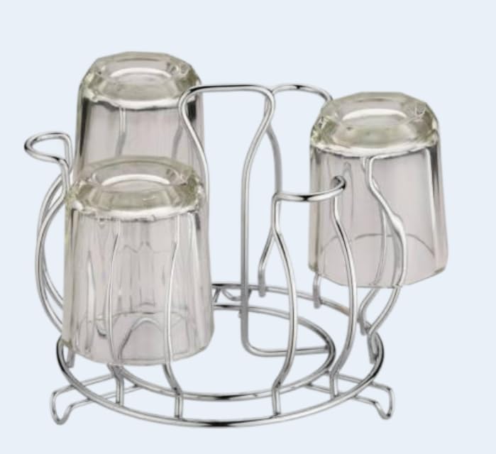 Stainless Steel Glass Stand